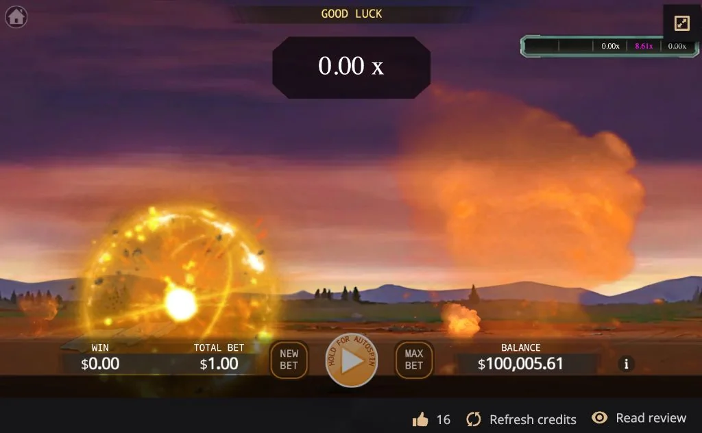 The moment the plane crashes in a crash game — a reminder of the risk involved